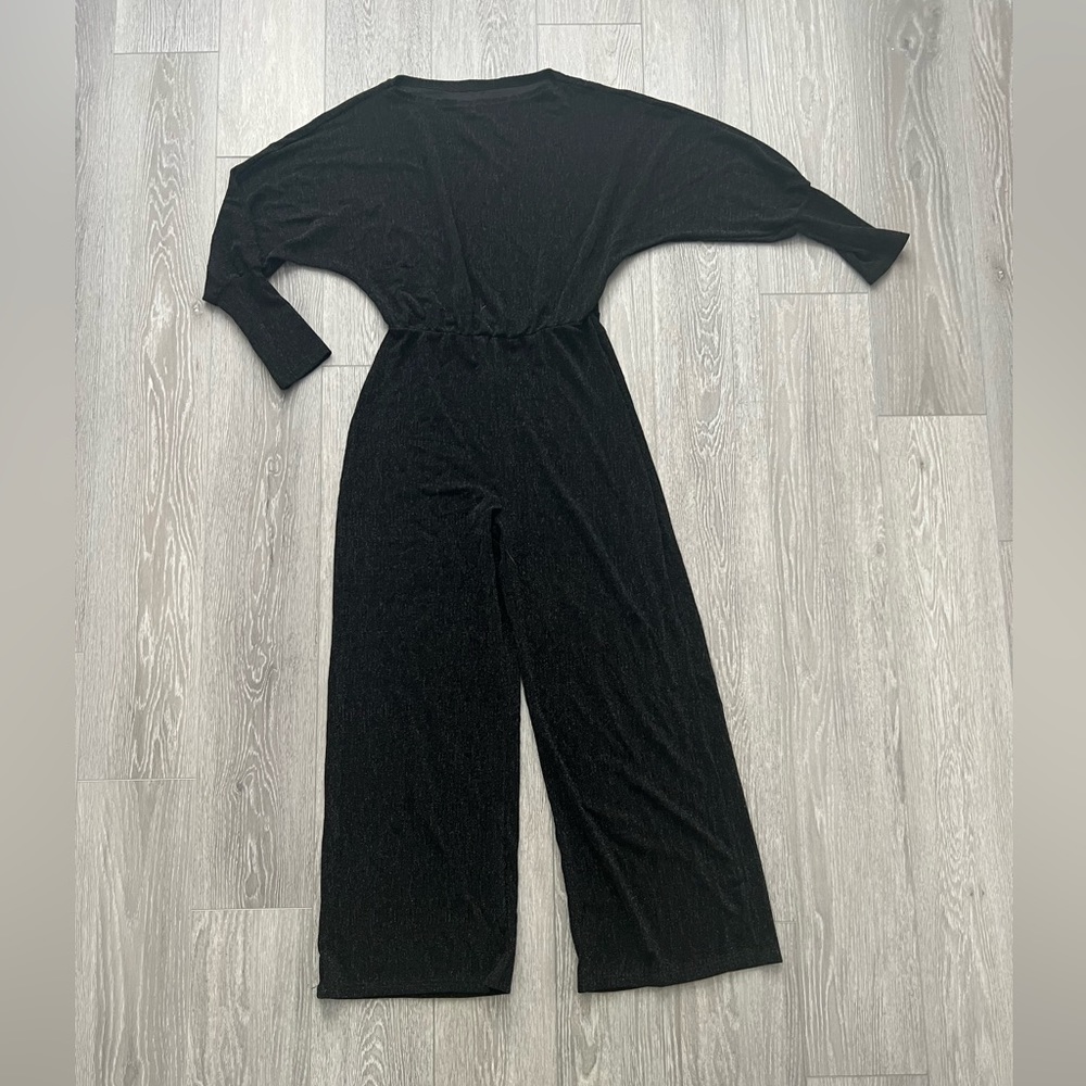 Sequin Jumpsuit, Elegant Off Shoulder Dressy Sequin Wide Leg Pants Romper